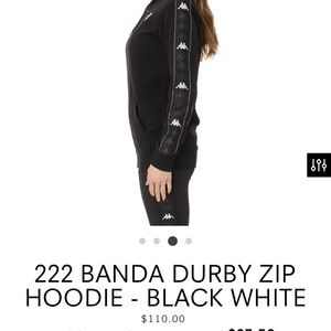 Kappa Zip Up Hoodie